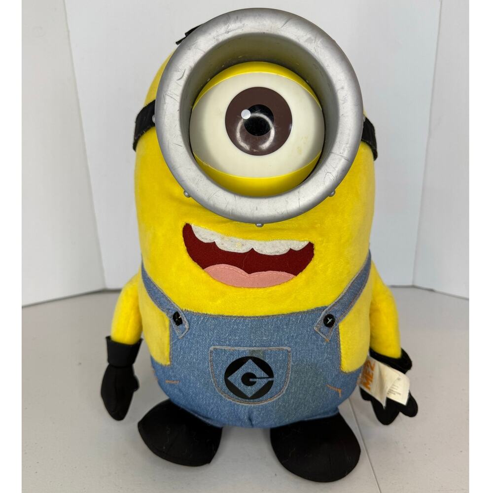 Despicable Me 2 Talking One Eye Minion Plush 15” Interactive Toy